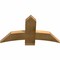 Ekena Millwork Bellingham Rough Sawn Timber Gable Bracket, Western Red Cedar, 36"W x 21"H x 2"D x 6"F, 14/12 Pitch GBW036X21X0206BEL00RWR - alternate 2